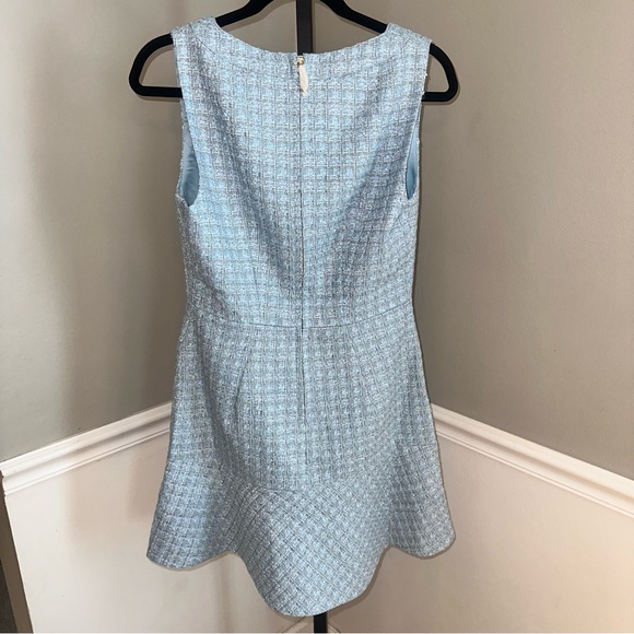 New Guess Women's Daphnee Metallic-Threaded Tweed Mini Dress Size Small - Picture 7 of 16